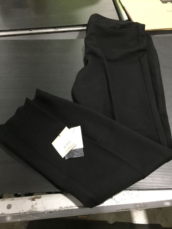 Photo 2 of Anne Klein Compression Flare Leg Ponte Pants in Black at Nordstrom, Size 12
