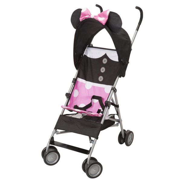 Photo 1 of Disney Baby Comfort Height Character Umbrella Stroller with Basket, Minnie Dress Up
