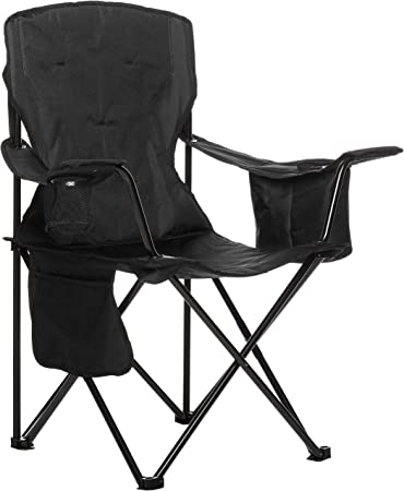 Photo 1 of Amazon Basics Portable Folding Camping Chair with Carrying Bag
