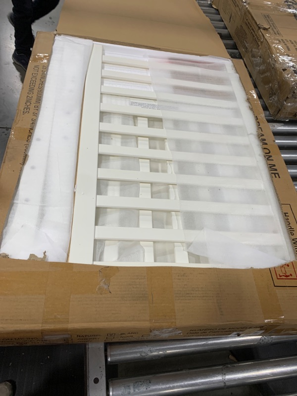 Photo 1 of Dream on Me Aden 4-in-1 Convertible Mini Crib White
