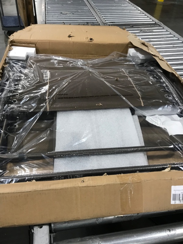 Photo 2 of TIMBER RIDGE XXL Oversized Zero Gravity Chair, Full Padded Patio Lounger with Side Table, 28” Wide Reclining Lawn Chair, Support 500lbs (Brown)
