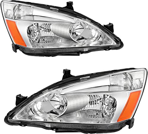 Photo 1 of 2003-2007 HONDA CIVIC HALOGEN HEADLIGHT LEFT + RIGHT SIDE- AHRI5PP200