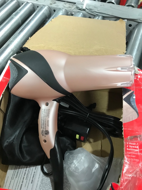 Photo 2 of Revlon Infrared Hair Dryer | 1875 Watts of Maximum Shine, Softness and Control, (Rose Gold)
