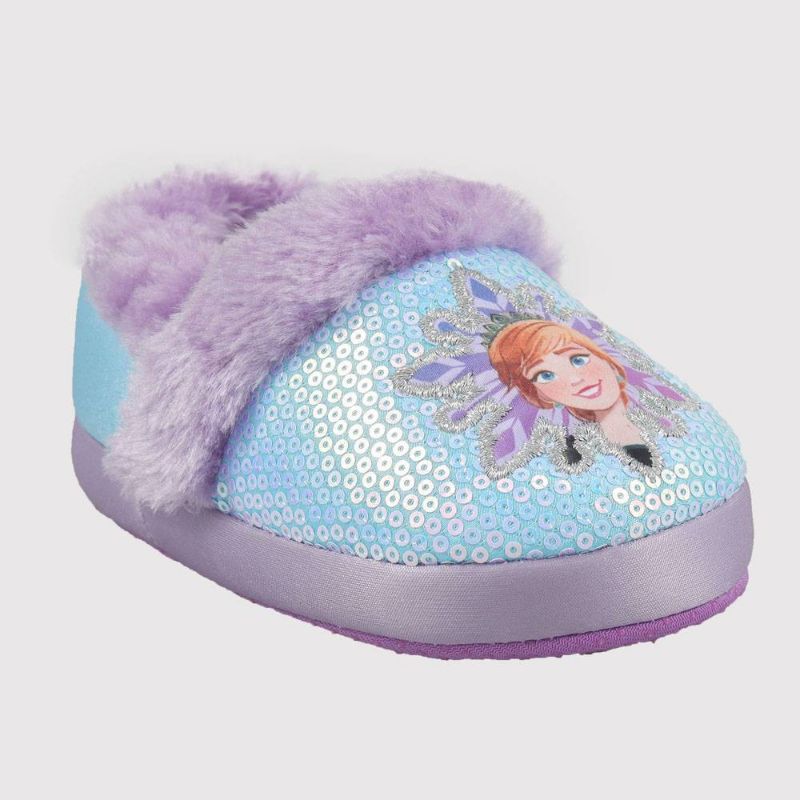 Photo 1 of little girls frozen slippers 