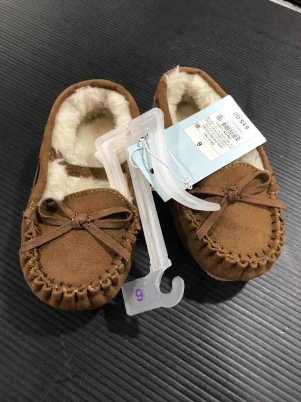 Photo 2 of Toddler Girls' Celina Moccasin Slippers - Cat & Jack™
