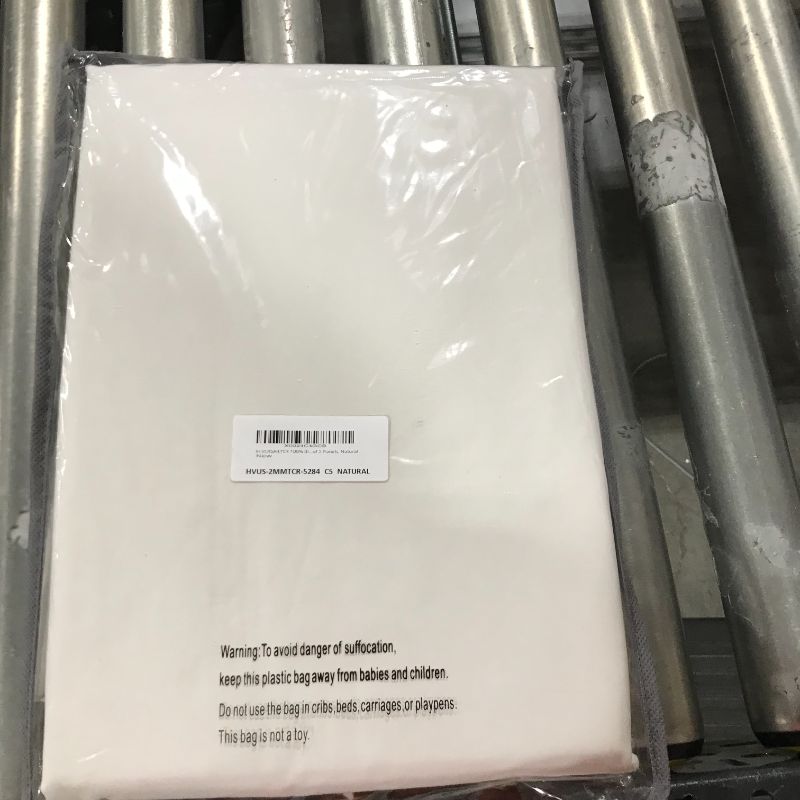 Photo 1 of  Thermal Insulated Blackout Curtains for Bedroom, Room Darkening, Noise Reducing, Grommet Top Window Drapes ( 2 Panels, White, 52" W x 84" L )
