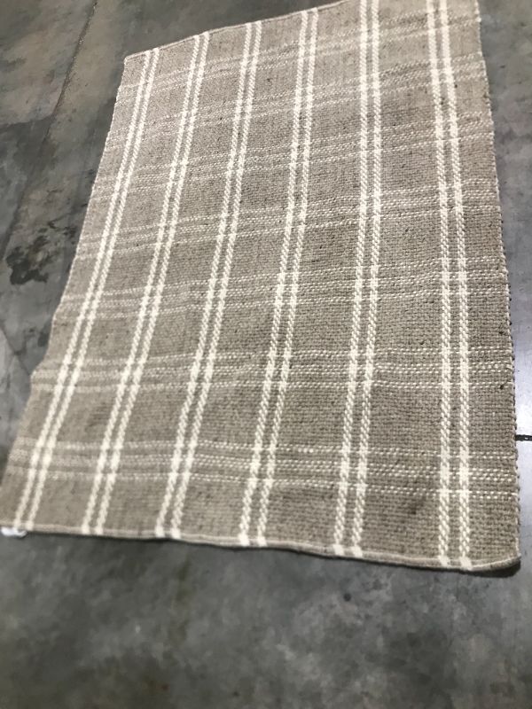 Photo 1 of 5'x7' Cottonwood Plaid Wool/Cotton Area Rug - Threshold™ Designed with Studio McGee
