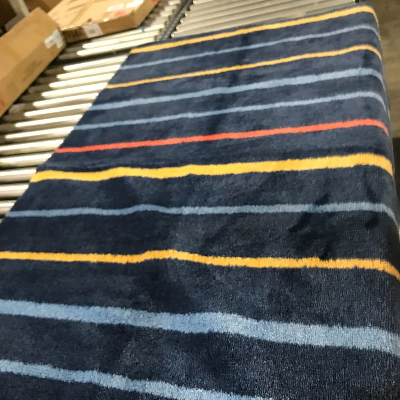 Photo 2 of 4'x5'6" Multi Stripe Rug - Pillowfort™
