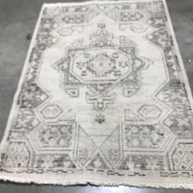 Photo 2 of 5'x7' Knolls Authentic Hand Knotted Distressed Persian Style Rug - Threshold™ Designed with Studio McGee
