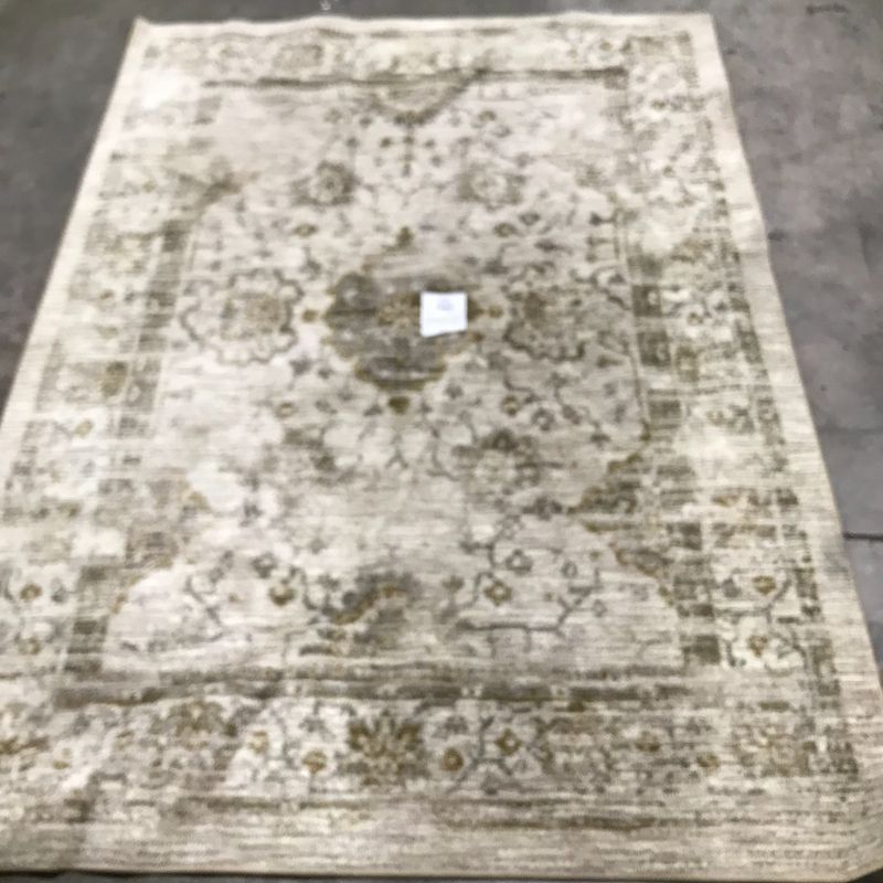 Photo 2 of 5'x7' Vintage Tufted Distressed Area Rug - Threshold™
