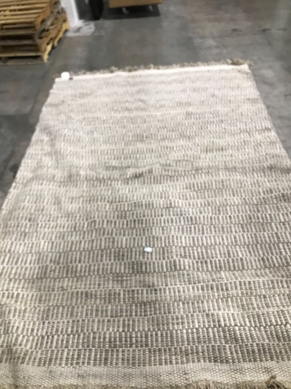 Photo 2 of 7'x10' Park City Handloom Broken Striped Rug Beige - Threshold™ Designed with Studio McGee
