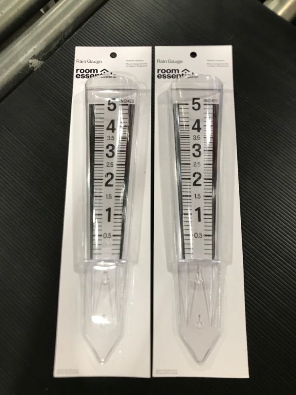 Photo 1 of 2 Pack of NWT Easy-Read 8.5 inch Magnifying Rain Gauge