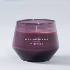 Photo 1 of 10oz 1-Wick Studio Collection Glass Candle Dried Lavender and Oak - Yankee Candle 4 PACK 