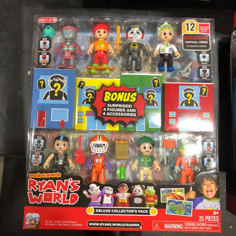 Photo 2 of Ryan's World Deluxe Collector's Figure Pack - 25pc