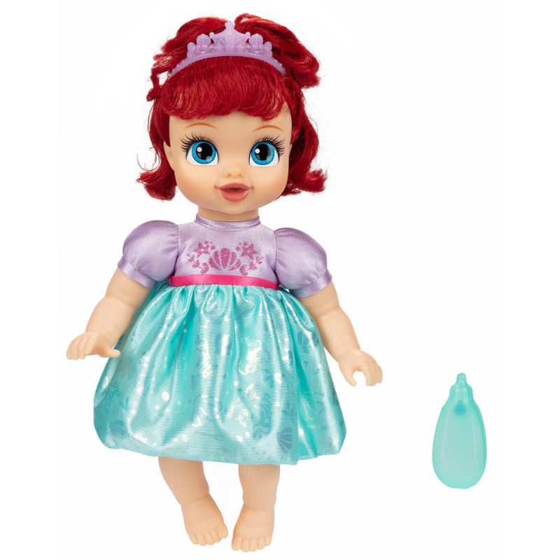 Photo 1 of Disney Princess Deluxe Ariel Baby Doll Includes Tiara and Bottle