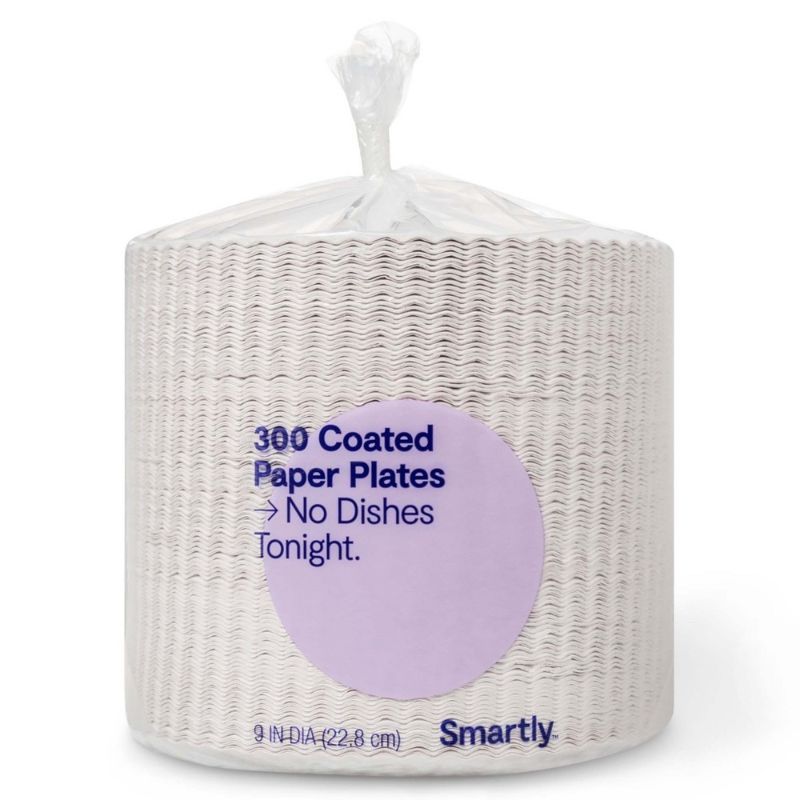 Photo 1 of 2 Pack of Coated Disposable Paper Plates - 9" - Smartly