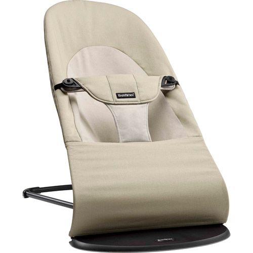 Photo 1 of BABYBJORN Bouncer Balance Soft - Khaki/Beige / Cotton 