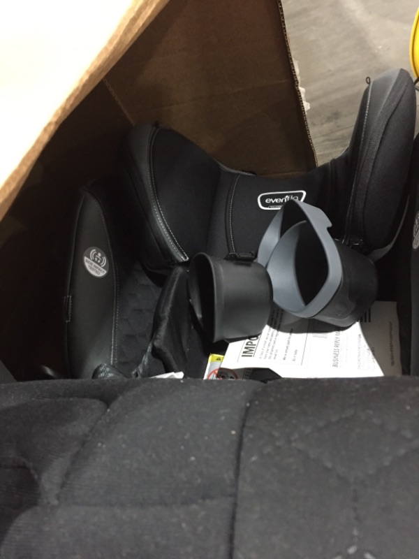 Photo 1 of Evenflo All4One DLX All-in-One Car Seat with SensorSafe Kingsley Black