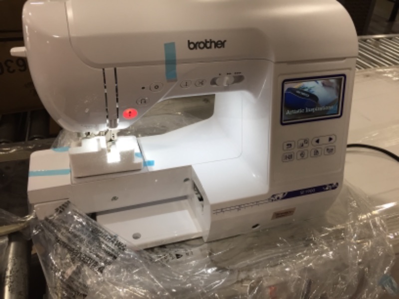 Photo 2 of Brother SE1900 Sewing and Embroidery Machine W/ 5' X 7' Hoop + Zigzag Foot + Monogramming Foot + Overcasting Foot + More