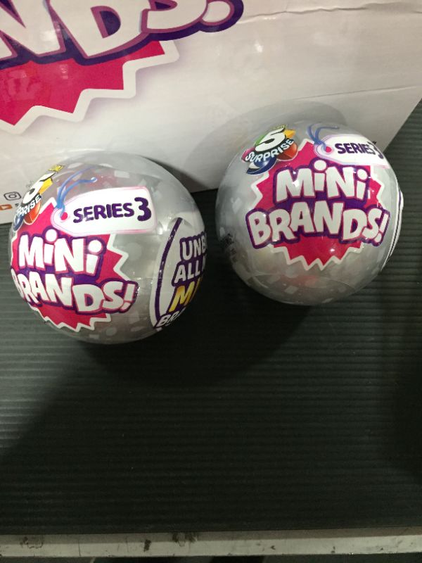 Photo 2 of  Mini Brands Series 3 Mystery Capsule Real Miniature Brands Collectible Toy
**2 packs**