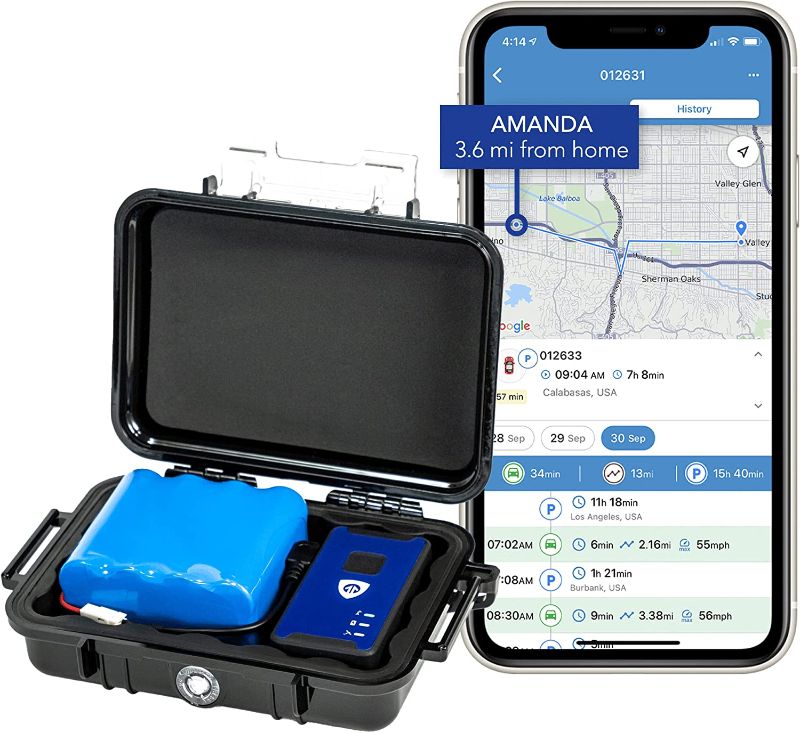 Photo 1 of Brickhouse Security 140-Day LTE Magnetic GPS Tracker Cellular Real-GPS Tracking Device with Magnetic Case & Extended Battery for Tracking Vehicles Truck Kids Teens Elderly. Subscription Required
