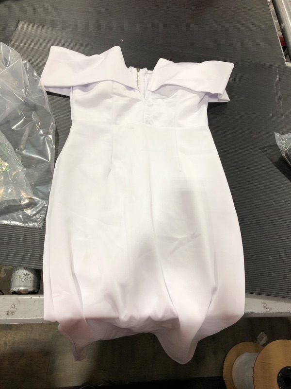 Photo 1 of AlvaQ Women's Sexy V Neck Off The Shoulder Evening Bodycon Club Midi Dress
SIZE SMALL