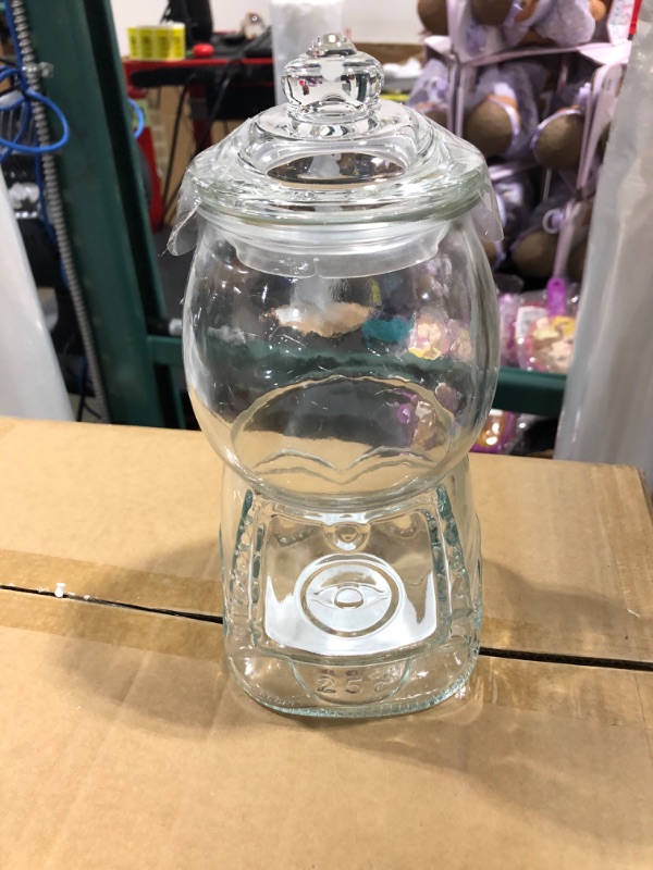 Photo 1 of clear count glass vessel gumball machine PACK OF 6