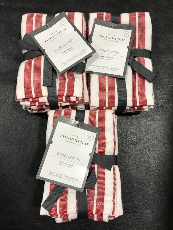 Photo 3 of 12 PACK Antimicrobial Dishcloths - Threshold™
