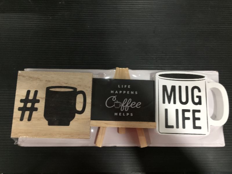 Photo 2 of Bullseye Coffee Bar Mini Signs Set of 3