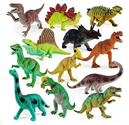 Photo 1 of  Boley 12 Pack 9-Inch Educational Dinosaur Toys