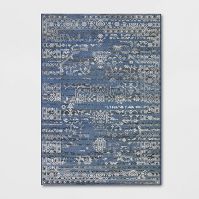 Photo 1 of 7' X 10' Tapestry Outdoor Rug Blue - Threshold™