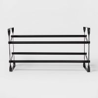 Photo 1 of 2 Tier Expandable Shoe Rack - White - Room Essentials™
