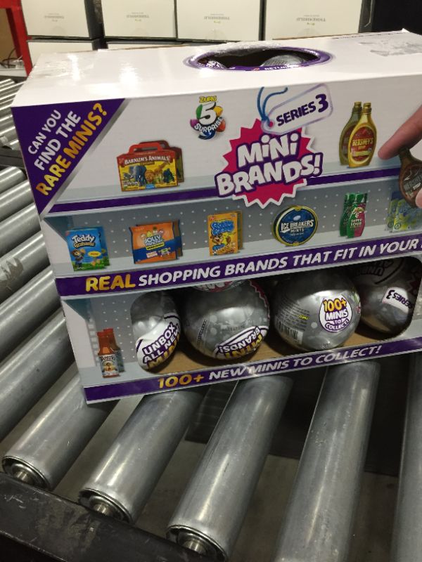 Photo 2 of 5 Surprise Mini Brands Series 3 Mystery Capsule Real Miniature Brands Collectible Toy (24 pack)