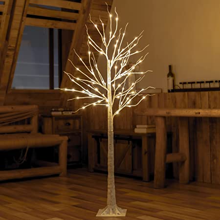 Photo 1 of 5Ft Lighted Birch Tree