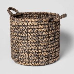Photo 1 of 16"x14.5" Decorative Basket Gray - Threshold™
