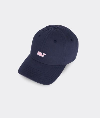 Photo 1 of Vineyard Vines Men's Whale Logo Leather Strap Baseball Hat
