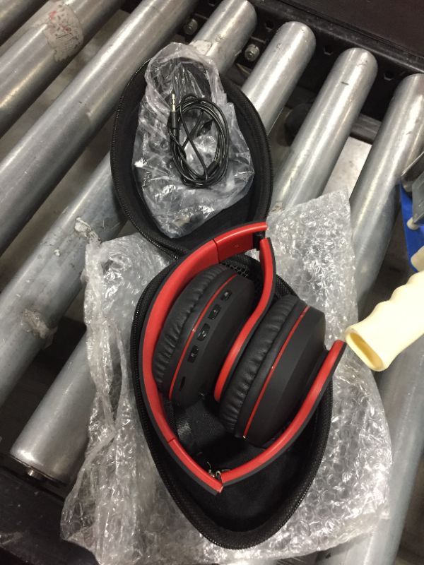 Photo 2 of Bluetooth Headphones, Over Ear Stereo Wireless Headset 40H Playtime with Deep Bass,Soft Memory-Protein Earmuffs,Built-in Mic Wired Mode PC/Cell Phones
