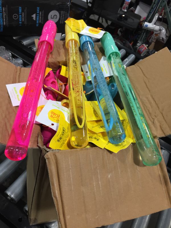 Photo 1 of 6pk 4oz Bubble Wands - Sun Squad™, PACK OF 6, "36 TOTAL PIECES"