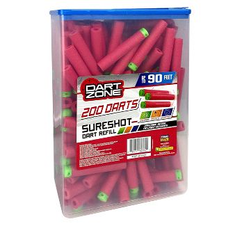 Photo 1 of Dart Zone Covert Ops 200ct Dart Refill Box - Universal Compatible Darts

