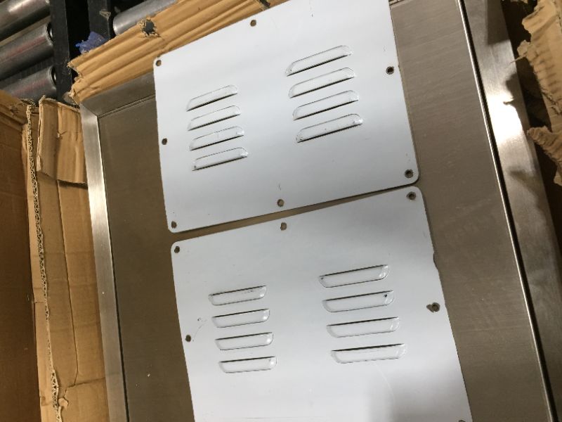 Photo 1 of 42 x 21 inch metal double door drawer with two ventilation vents 
