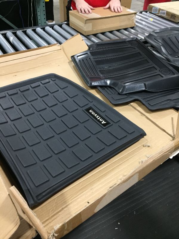 Photo 3 of Antsvnn Car Floor Mats 2 Rows and Trunk Cargo Liner Compatible with 2021 2022 Nissan Rogue All-Weather Rubber Protection mats(No Sport Models)
