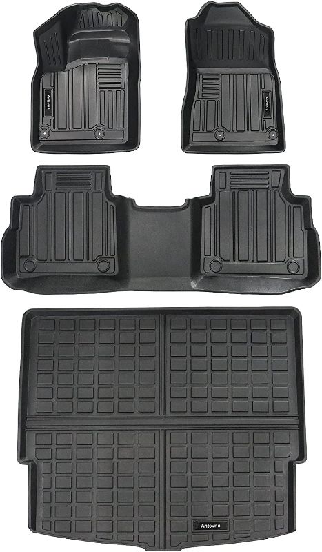 Photo 1 of Antsvnn Car Floor Mats 2 Rows and Trunk Cargo Liner Compatible with 2021 2022 Nissan Rogue All-Weather Rubber Protection mats(No Sport Models)
