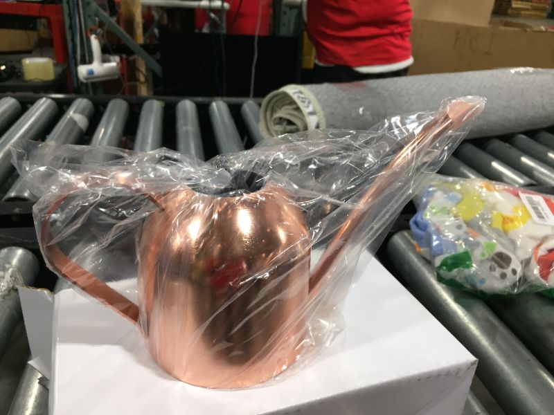 Photo 1 of 17 oz, rose gold watering can 