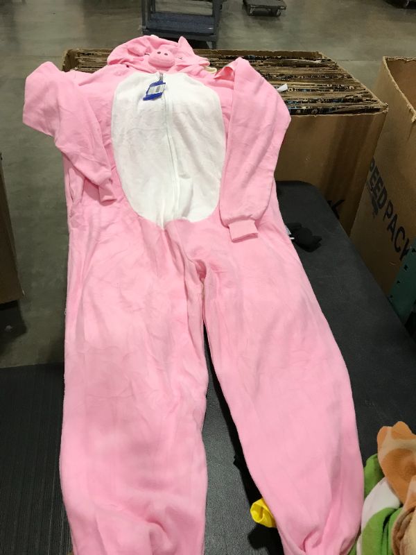 Photo 2 of [Size Large] Adult Onesie Pack of 3- Pig, Red Panda, and Elephant