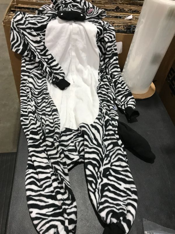 Photo 2 of [Size Small] Adult Onesie Pack of 3- Dino, Cow, and Zebra