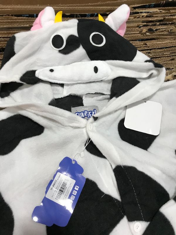 Photo 5 of [Size Medium] Adult Onesie Pack of 3- Lemur, Panda, and Cow