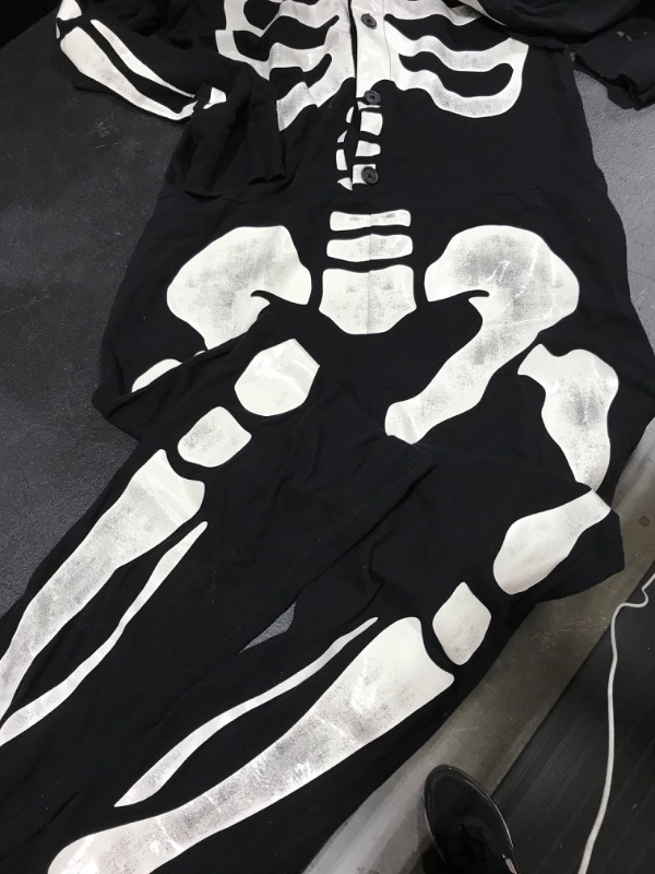 Photo 3 of [Size Small] Old Navy Adult Onesie- Skeleton