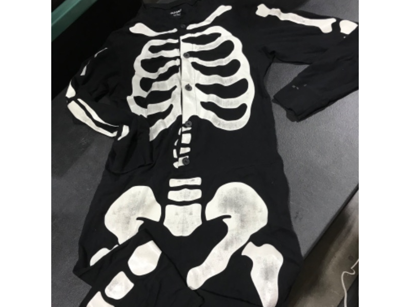 Photo 2 of [Size Small] Old Navy Adult Onesie- Skeleton