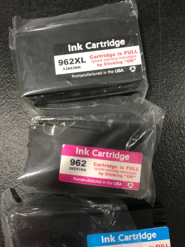 Photo 2 of Ink Cartridge Replacement for HP 962XL, 4 Pack Replacements