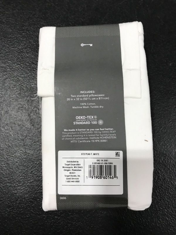 Photo 3 of 300 Thread Count Ultra Soft Pillowcase Set Standard- Threshold™

